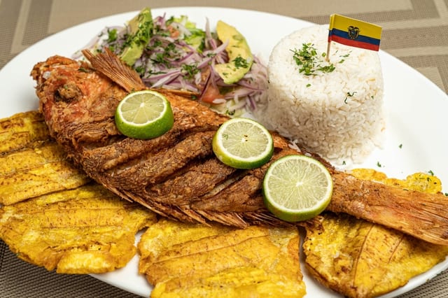 Pargo Frito Entero.